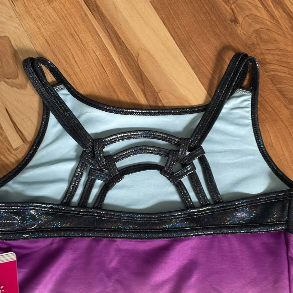 Justice Ombre Macrame Back Leotard - Various Sizes - Picture 7 of 10